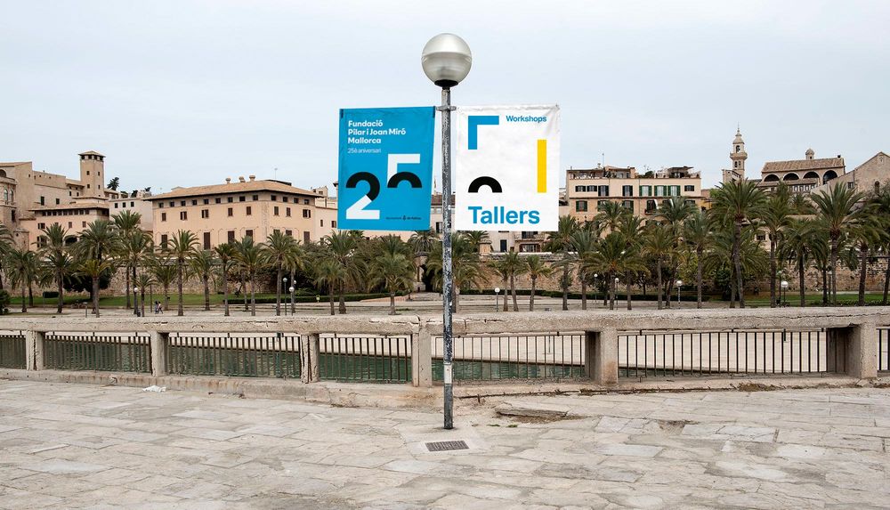 25è aniversari Miró Mallorca Fundació (direcció d’art, disseny gràfic, identitat, art i cultura, sector públic, print), per DOMO-A | Direcció d’art i disseny gràfic, Barcelona