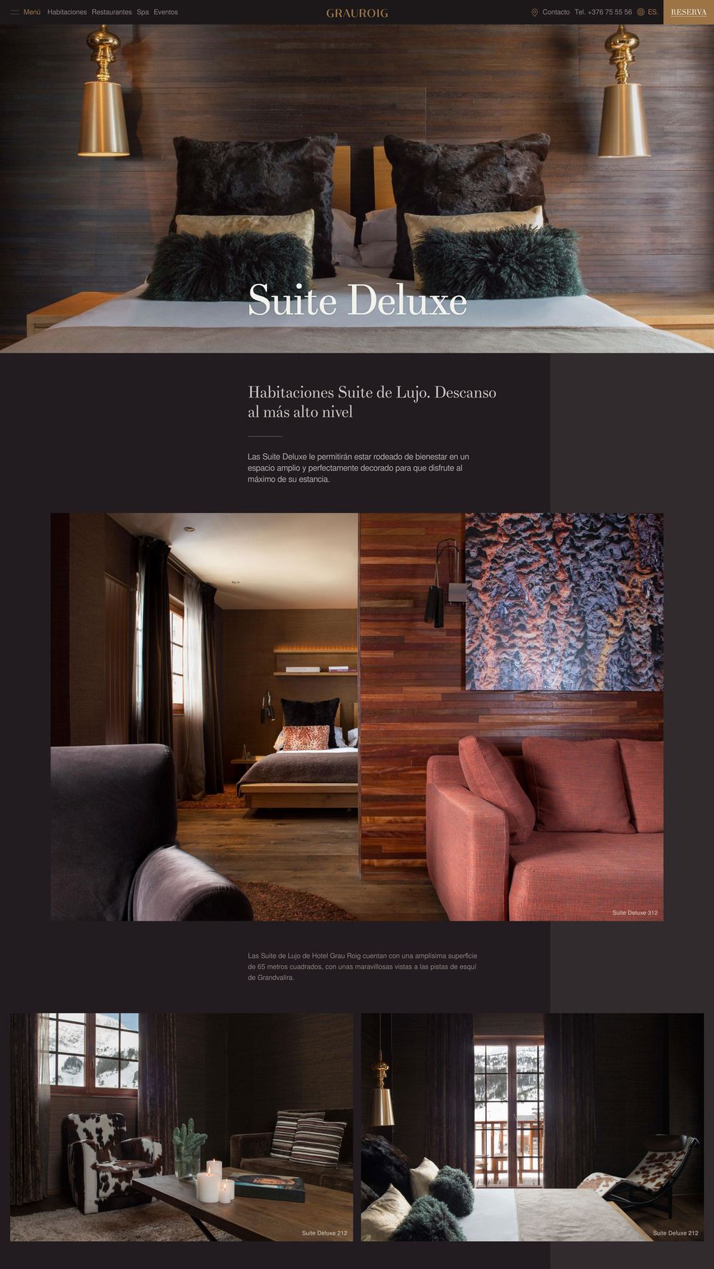 Grau Roig Boutique Hotel (art direction, graphic design, identity, hotel, website), by DOMO-A | Art direction & graphic design, Barcelona