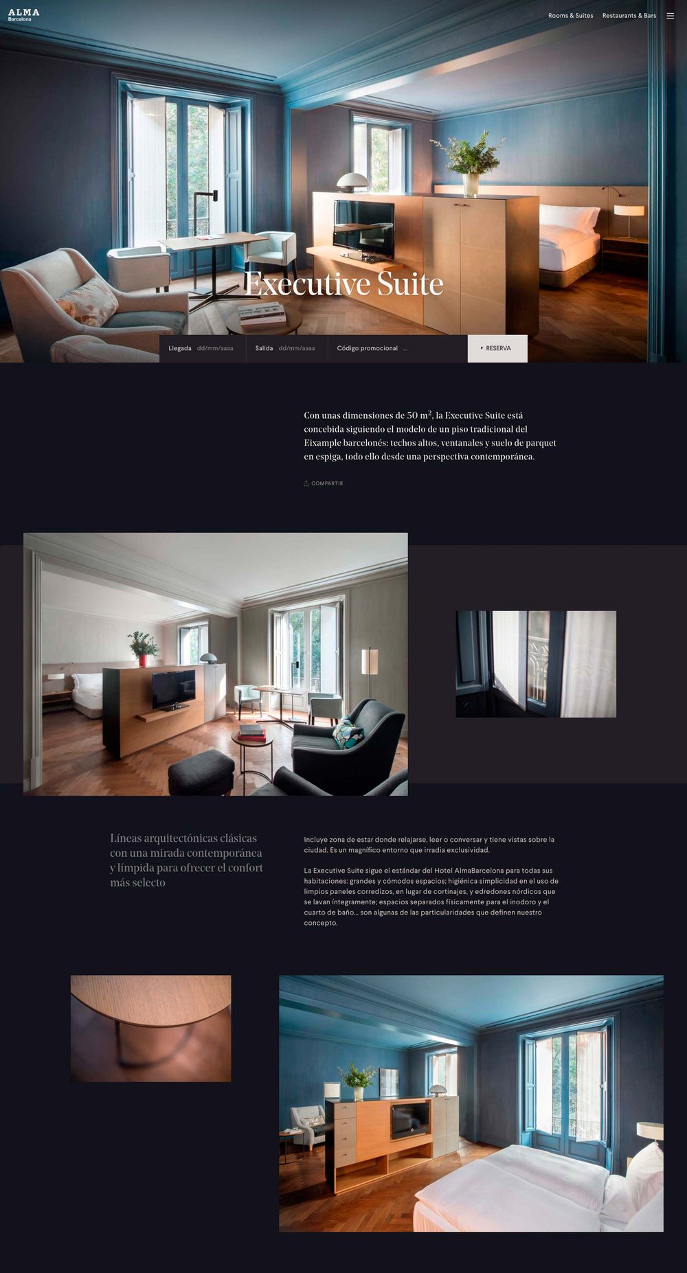 Alma Hotels Group (art direction, graphic design, identity, hotel, website), by DOMO-A | Art direction & graphic design, Barcelona