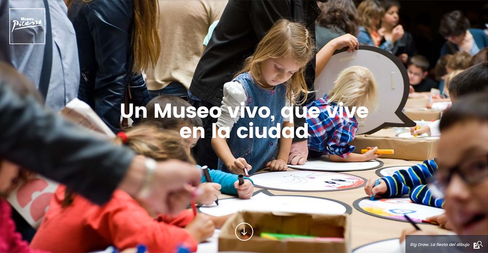 Museu Picasso — Memoria Anual 2015 (dirección de arte, diseño gráfico, arte y cultura, web), por DOMO-A | Dirección de arte y diseño gráfico, Barcelona